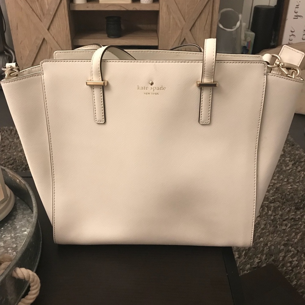 White Kate Spade purse
